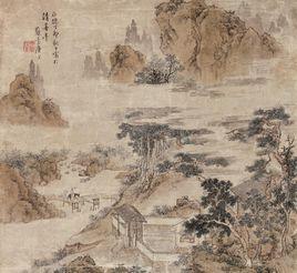 云山图-清代画家王原祁创作的中国画