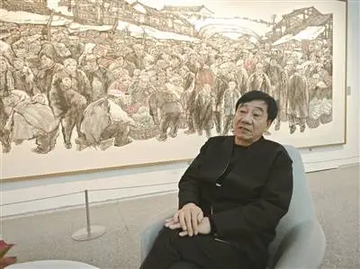 任建国-当代水墨人物画家、山水画家