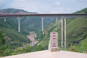 红河大桥-云南元江至磨黑高速公路的桥梁