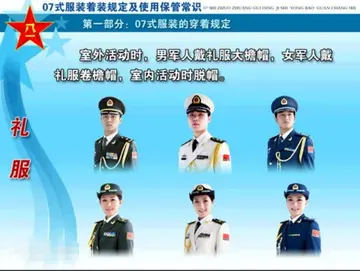中国人民解放军2007式军服-识典百科