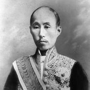 本物保証❗】第23代内閣総理大臣 清浦 奎吾(きようらけいご)筆　春花秋月　皿 F19110913〇明治時代著名人似顔絵 肉筆筆絵 清浦奎吾 第23代内閣