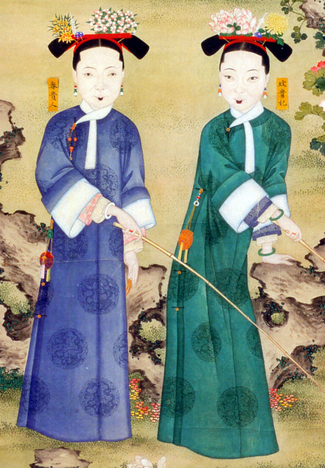 故宫珍藏老照片，光绪的后妃们EMPEROR GUANGXU'S EMPRESS AND
