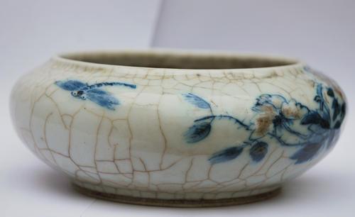 清雍正哥釉青花釉里红笔洗- 抖音百科