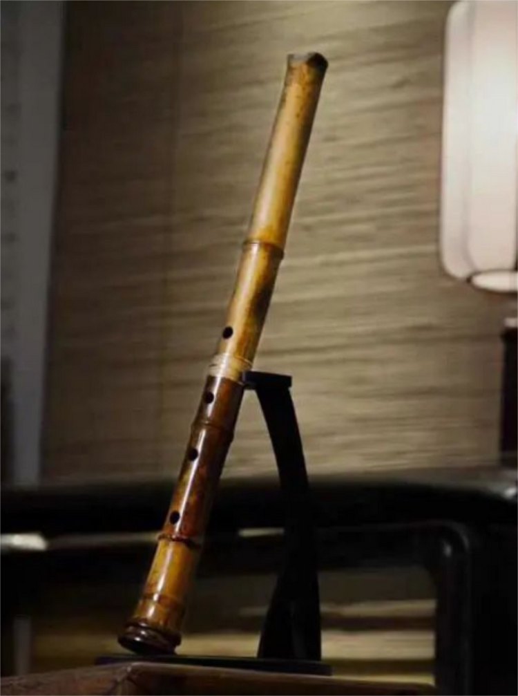 流】時代和楽器 琴古流 銀歌口 尺八 城閣二印 IO052