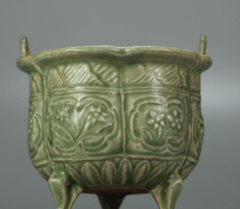 李朝古銅香炉1796年製