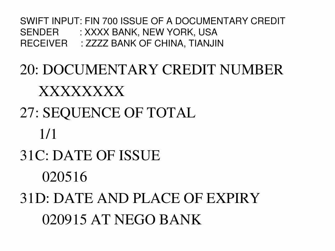 swift信用证- 抖音百科