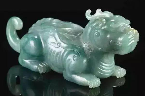 辟邪俑根付 中国古玩/骨董】 倣古葬玉 明～清朝期 |サムライ