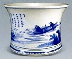 清康熙青花山水人物笔筒- 抖音百科