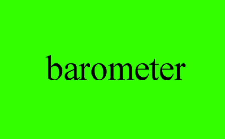 barometer - 抖音百科