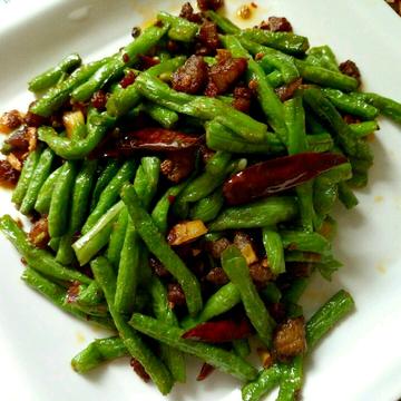干煸四季豆-一道特色传统家常川菜