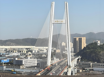 招宝山大桥-浙江省和宁波市的重点建设项目