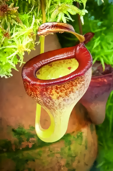 马桶猪笼草-双子叶植物纲石竹目植物