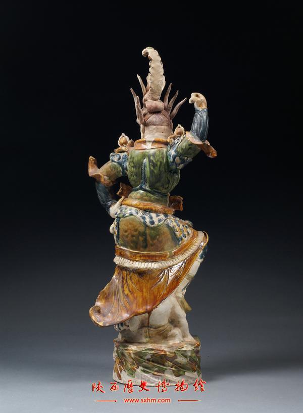 天王俑 Lokapala 唐陶人形 66cm 9kg 武人俑