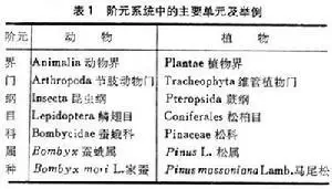 分类学