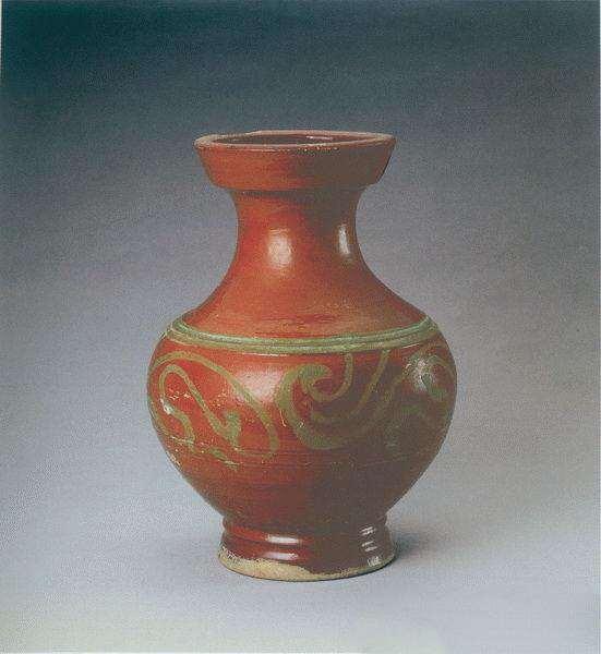 褐红釉加彩壶- 抖音百科