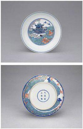 清雍正斗彩海屋添筹图盘- 抖音百科