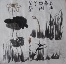香满蒲塘图-香满蒲塘图