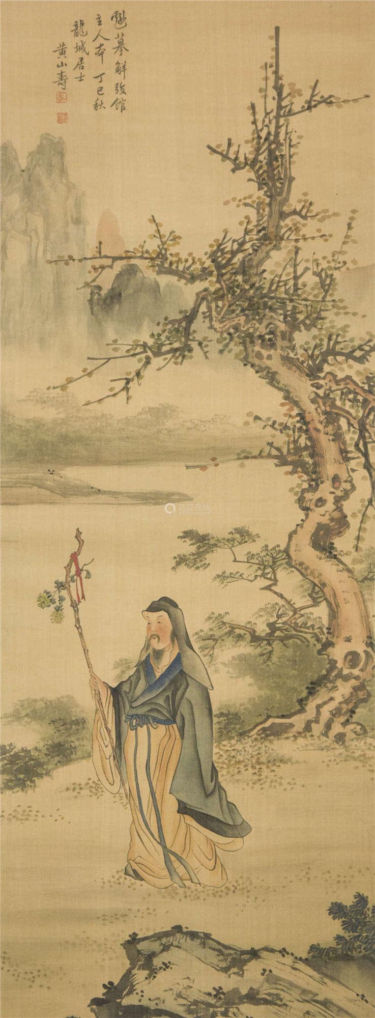 黃山壽(1855-1919) 人物圖-宇珍國際藝術| Yu Jen Taipei臻雅薈萃