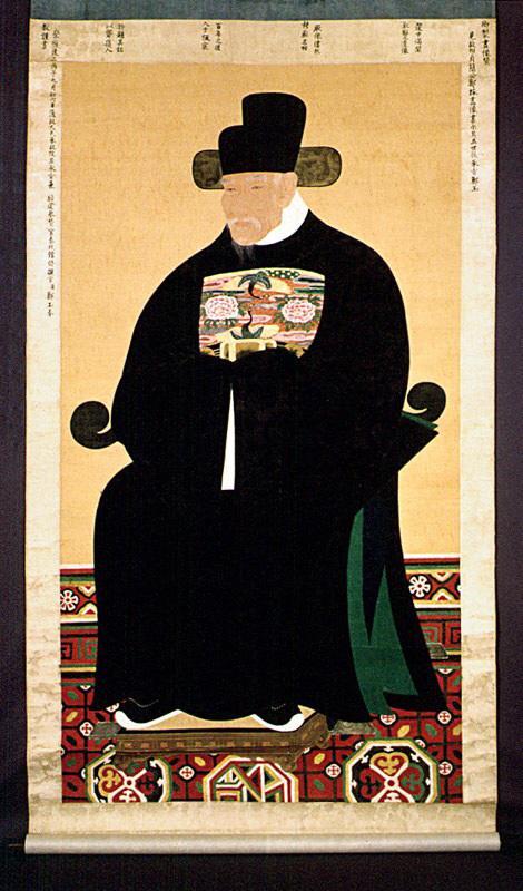 掛軸□根上富治【真作】菊花図 二重箱 絹本 肉筆 日本画 時代物 骨董品